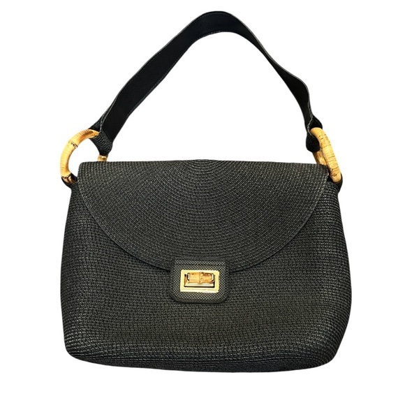Eric Javits Handbags - Eric Javits Black Squishee Shoulder Bag